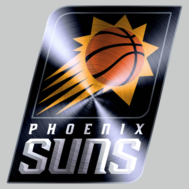 Phoenix Suns Stainless steel logo vinyl decal